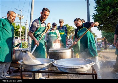 پخت 72 دیگ اطعام علوی-بجنورد