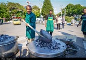 پخت 72 دیگ اطعام علوی-بجنورد