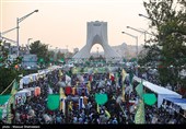"ضیافة الغدیر" تجمع الحشود فی طهران ومدن إیران فی مشهد جماهیری واسع