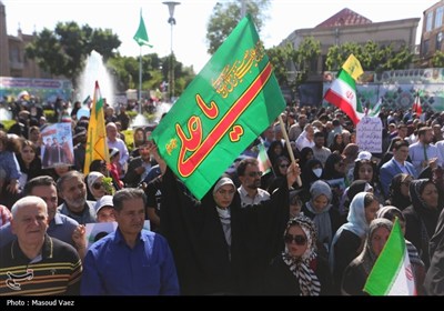 جشن کیلومتری عید غدیر؛ تجدید بیعت مردم سمنان با مقام ولایت