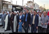 عطر ولایت و امامت در خیابان‌های دهدشت طنین‌انداز شد+تصاویر