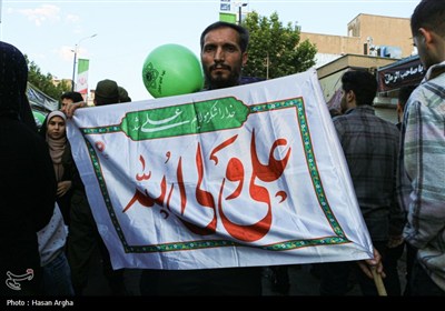 حضور باشکوه مردم در جشن عید غدیر در شهرستان بن