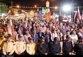 خیابان جمهوری یاسوج در تسخیر یاران ایران و ولایت