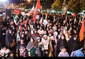 خیابان جمهوری یاسوج در تسخیر یاران ایران و ولایت