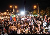 خیابان جمهوری یاسوج در تسخیر یاران ایران و ولایت