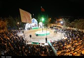 نهمین شب سوگواره تعزیه ده‌زیار؛ روایت عاشورا در شب زیارتی امام حسین(ع)