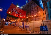 آیین طلاکاری گنبد حسینیه اعظم زنجان