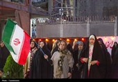 آیین طلاکاری گنبد حسینیه اعظم زنجان