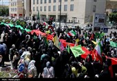 اجتماع بزرگ خادمیاران رضوی اصفهان در جشن کیلومتری غدیر