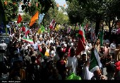 اجتماع بزرگ خادمیاران رضوی اصفهان در جشن کیلومتری غدیر