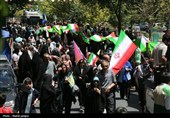 اجتماع بزرگ خادمیاران رضوی اصفهان در جشن کیلومتری غدیر