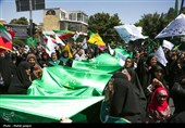 اجتماع بزرگ خادمیاران رضوی اصفهان در جشن کیلومتری غدیر