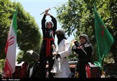 اجتماع بزرگ خادمیاران رضوی اصفهان در جشن کیلومتری غدیر