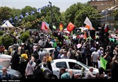اجتماع بزرگ خادمیاران رضوی اصفهان در جشن کیلومتری غدیر