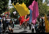اجتماع بزرگ خادمیاران رضوی اصفهان در جشن کیلومتری غدیر