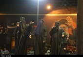 اجرای باشکوه مجلس شهادت امام حسین(ع) و روایت عاشورایی سوگواره ملی تعزیه ده‌زیار