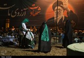 اجرای باشکوه مجلس شهادت امام حسین(ع) و روایت عاشورایی سوگواره ملی تعزیه ده‌زیار