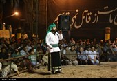 اجرای باشکوه مجلس شهادت امام حسین(ع) و روایت عاشورایی سوگواره ملی تعزیه ده‌زیار