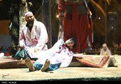 اجرای باشکوه مجلس شهادت امام حسین(ع) و روایت عاشورایی سوگواره ملی تعزیه ده‌زیار