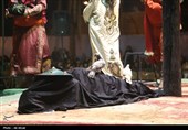 اجرای باشکوه مجلس شهادت امام حسین(ع) و روایت عاشورایی سوگواره ملی تعزیه ده‌زیار