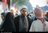 شکوه حضور مردم در میهمانی کیلومتری غدیر در کرمان
