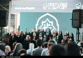 شکوه حضور مردم در میهمانی کیلومتری غدیر در کرمان