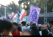شکوه حضور مردم در میهمانی کیلومتری غدیر در کرمان