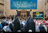 تجدید بیعت زائران شاهچراغ با آرمان‌های امام(ره)