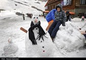 جشنواره آدم‌ برفی در پیست اسکی توچال