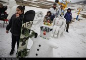 جشنواره آدم‌ برفی در پیست اسکی توچال
