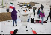 جشنواره آدم‌ برفی در پیست اسکی توچال