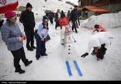 جشنواره آدم‌ برفی در پیست اسکی توچال