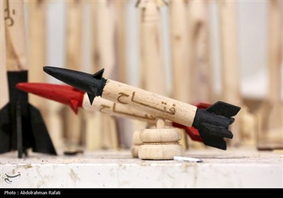 کارگاه ساخت ماکت موشک در همدان