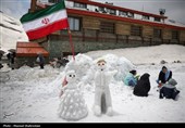 Фестиваль снеговиков на горнолыжном курорте Точал