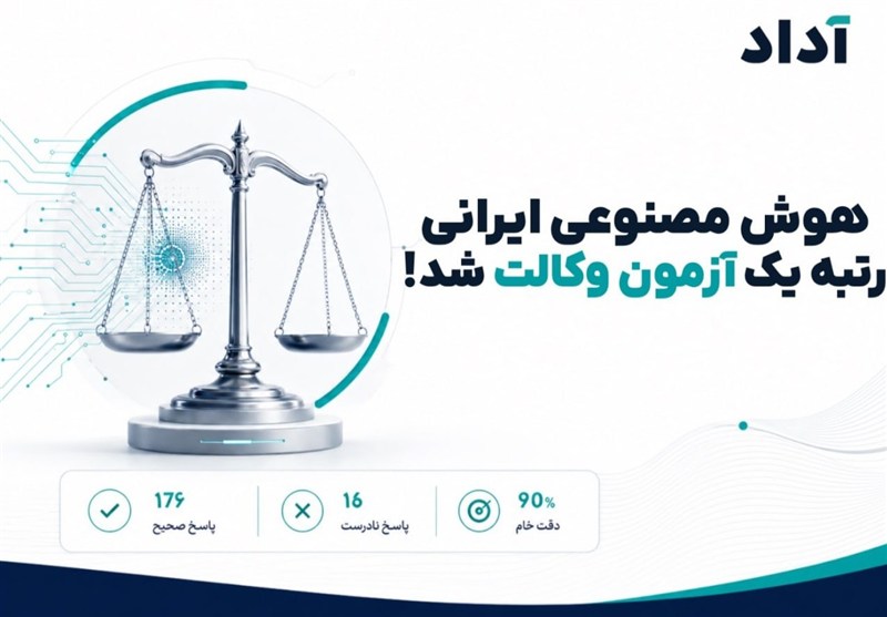 هوش مصنوعی ایرانی در آزمون وکالت قبول شد!