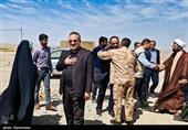 حضور  بهروز محبی‌نجم‌آبادی، نماینده مردم سبزوار در افتتاح دبستان عشایری شهید آیت‌الله سیدعلی خامنه‌ای، پنجمین مدرسه گروه جهادی شهدا 