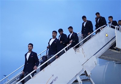 وصول المنتخب الإيراني لكرة القدم إلى المكسيك