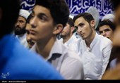 حضور آیت‌الله سید حسن عاملی در جمع طلاب حوزه علمیه پارس‌آباد