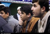 حضور آیت‌الله سید حسن عاملی در جمع طلاب حوزه علمیه پارس‌آباد