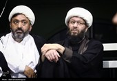حضور آیت‌الله سید حسن عاملی در جمع طلاب حوزه علمیه پارس‌آباد