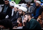 حضور آیت‌الله سید حسن عاملی در جمع طلاب حوزه علمیه پارس‌آباد