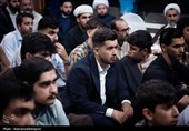 حضور آیت‌الله سید حسن عاملی در جمع طلاب حوزه علمیه پارس‌آباد