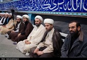 حضور آیت‌الله سید حسن عاملی در جمع طلاب حوزه علمیه پارس‌آباد