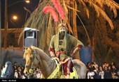 شهادت حضرت علی‌اکبر(ع) در یازدهمین شب سوگواره ملی تعزیه ده‌زیار