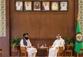 دیدار دبیرکل شورای همکاری خلیج فارس با کاردار طالبان