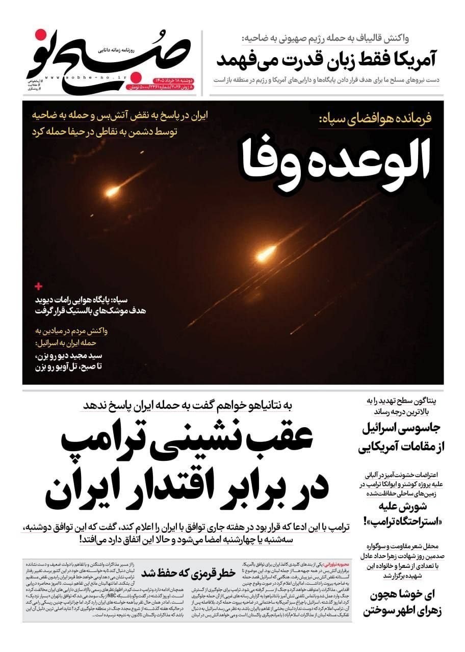 روزنامه وطن امروز , روزنامه کیهان , روزنامه جوان , روزنامه همشهری , روزنامه جام جم , روزنامه فرهیختگان , 