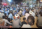 حضور بی‌وقفه مردم کهگیلویه در یکصدمین شب