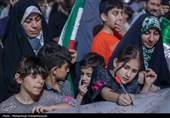 صدمین اجتماع شبانه بوشهری‌ها در میدان ثبت شد / نمایش اقتدار پهپادی در میدان امام (ره)