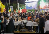 صدمین اجتماع شبانه بوشهری‌ها در میدان ثبت شد / نمایش اقتدار پهپادی در میدان امام (ره)