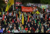 صدمین اجتماع شبانه بوشهری‌ها در میدان ثبت شد / نمایش اقتدار پهپادی در میدان امام (ره)